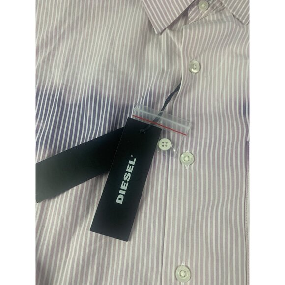 Diesel Mens 100% Cotton Long Sleeve Button Up Shirt Size XL Multicolor - Picture 5 of 12